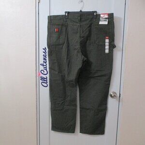 Wrangler Riggs Workwear Green Carpenter Pants Size 50